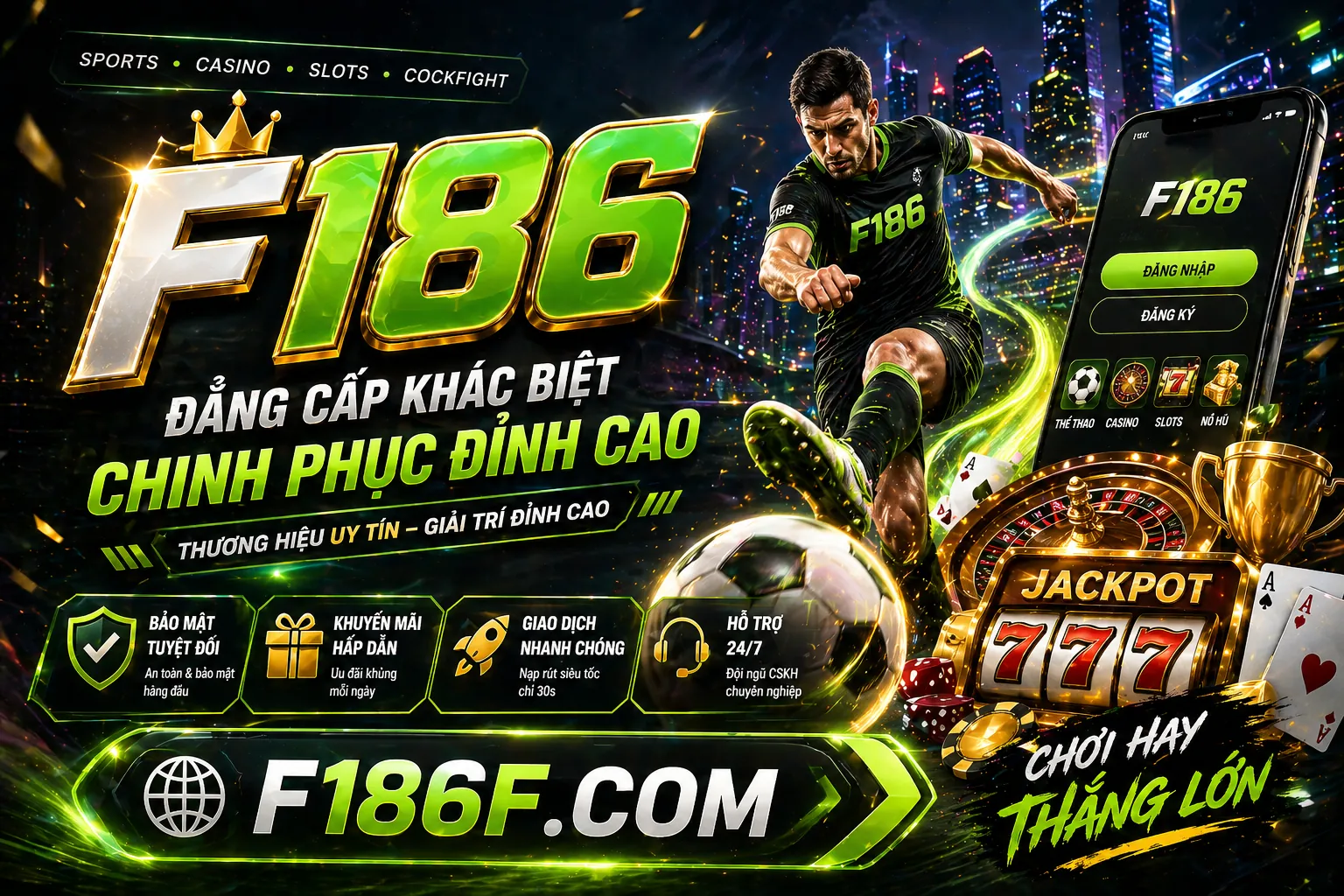 Trò chơi Slot OKVIP với jackpot lớn